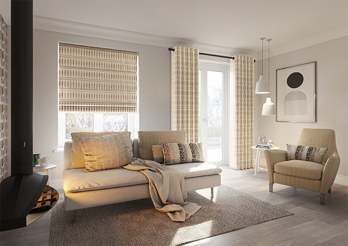 Nazca, Rose Gold - Made to Measure Curtains - Image 8